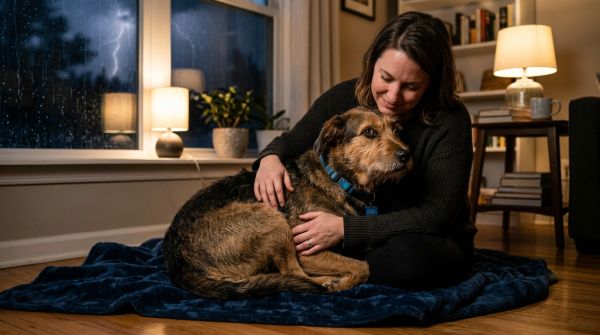 Comment gérer un chien qui a peur des bruits forts comme les orages ?